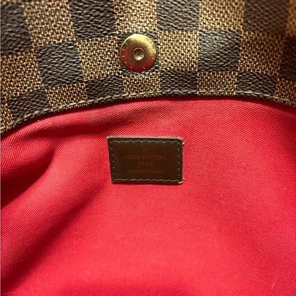 LV Bloomsbury PM Damier Ebene Brown Leather Crossbody/Shoulder Bag - Picture 13 of 17